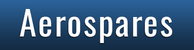 Logo for Aerospares on blue background