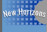 Stylized logo for New Horizons